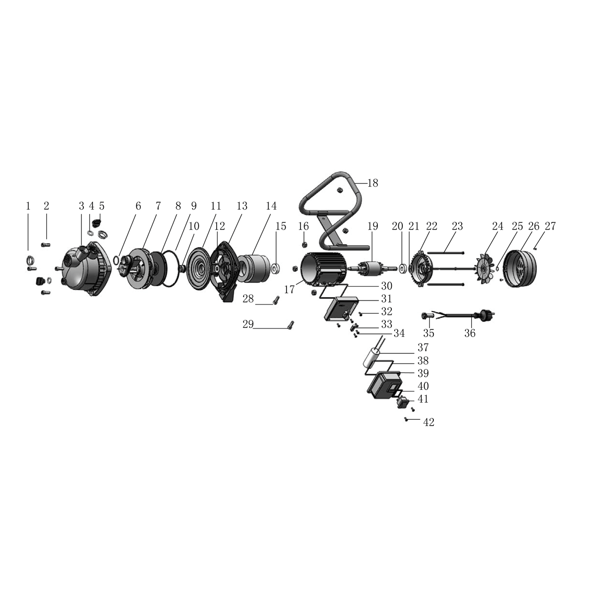 Насос поверхностный, центробежный НПЦ-М1-800