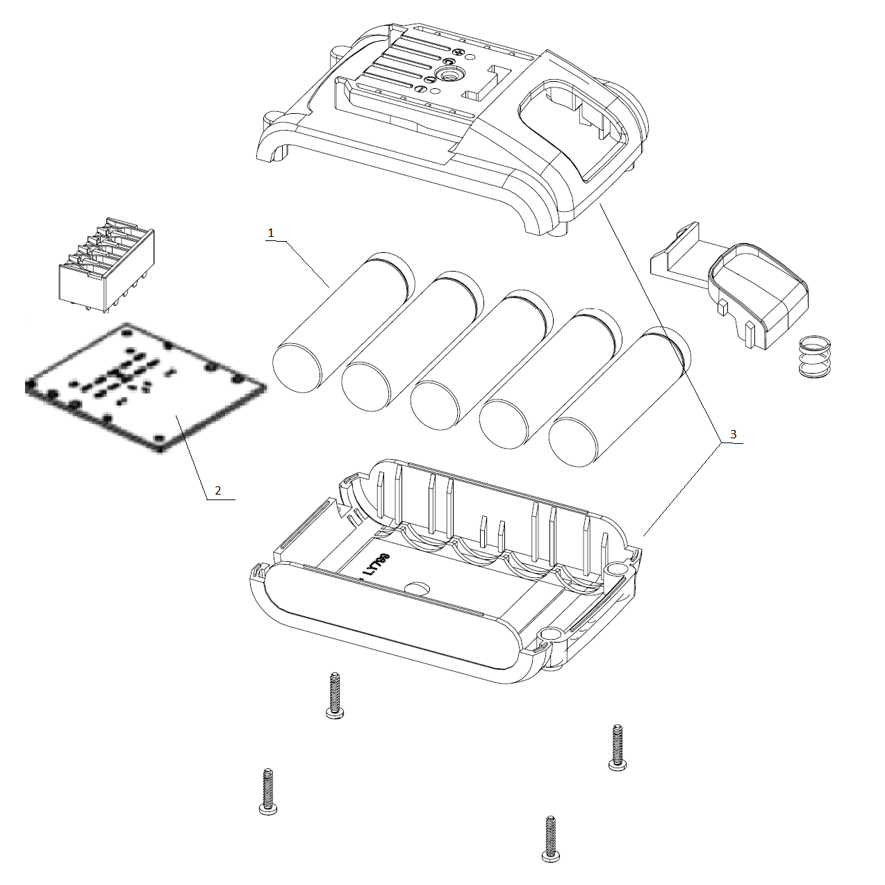 Аккумуляторная батарея Li-Ion, 18 В, M1 АКБ-18-Ли 15М1
