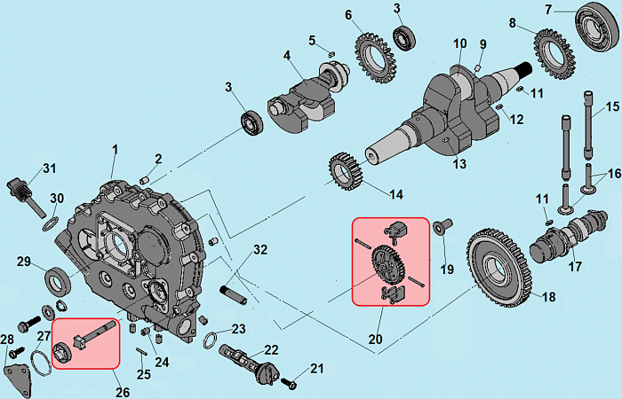 6 ДЕТАЛИ ДИГАТЕЛЯ - БЛОК - СВЕЧА - ГЛОВКА - КЛАПАНА - ПРОКЛАДКИ ГЕНЕРАТОР CHAMPION DG6501E