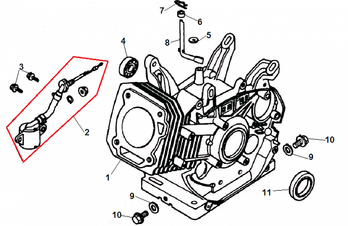 4 ДЕТАЛИ ДВИГАТЕЛЯ - БЛОК - СВЕЧА - ГОЛОВКА - КЛАПАНА - ПРОКЛАДКИ ГЕНЕРАТОР CHAMPION GG7501E-3