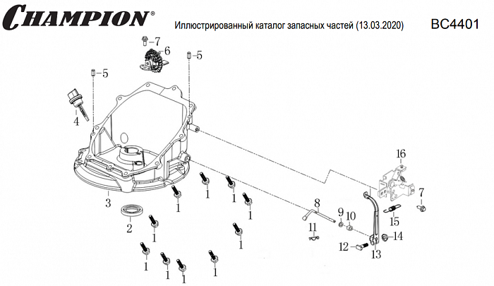 5 БЛОК - КЛАПАНА -ПОРШЕНЬ -ЦИЛИНДР -КОЛЕНВАЛ КУЛЬТИВАТОР CHAMPION ВC4401