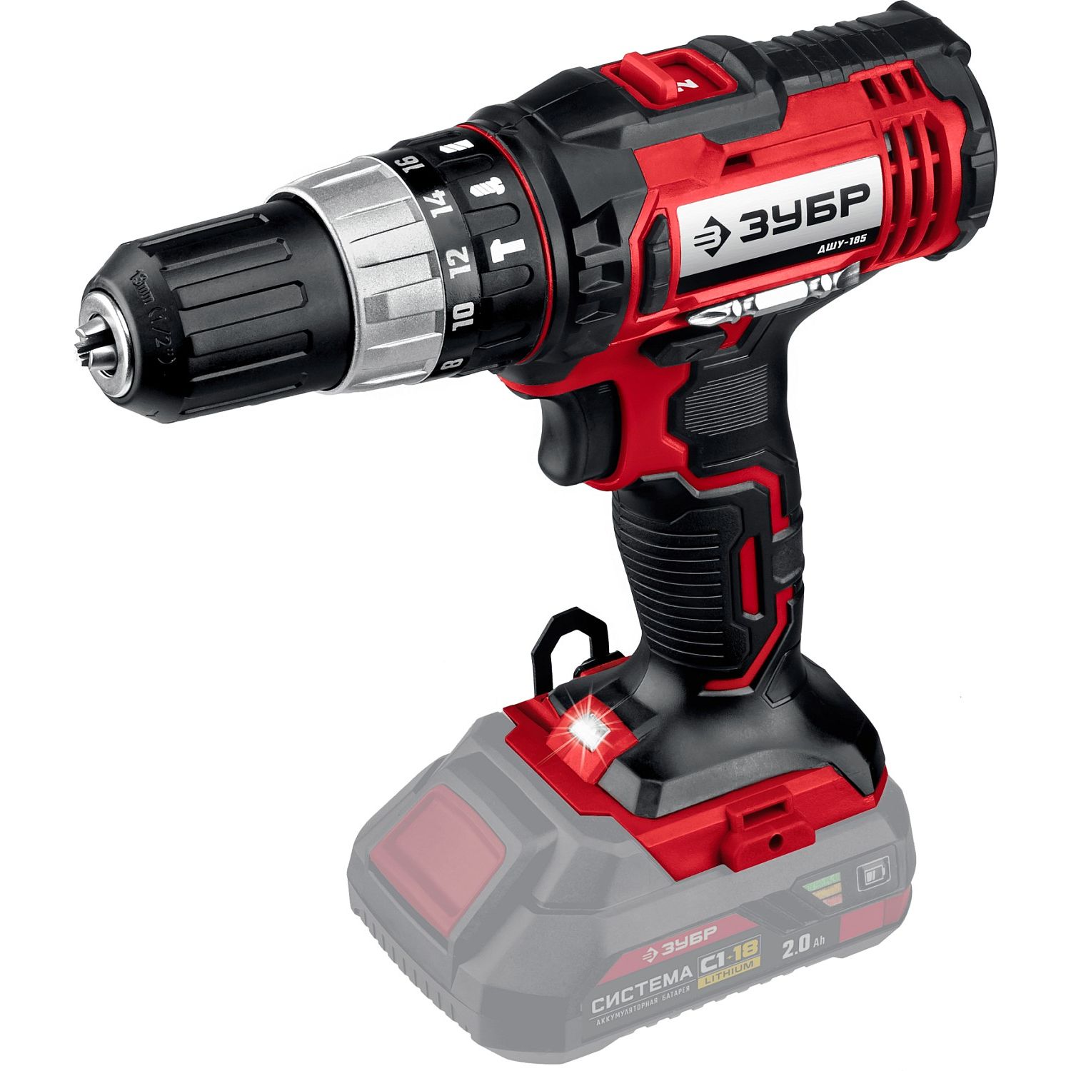Дрель-шуруповерт ударная, без АКБ, в коробке ДШУ-185