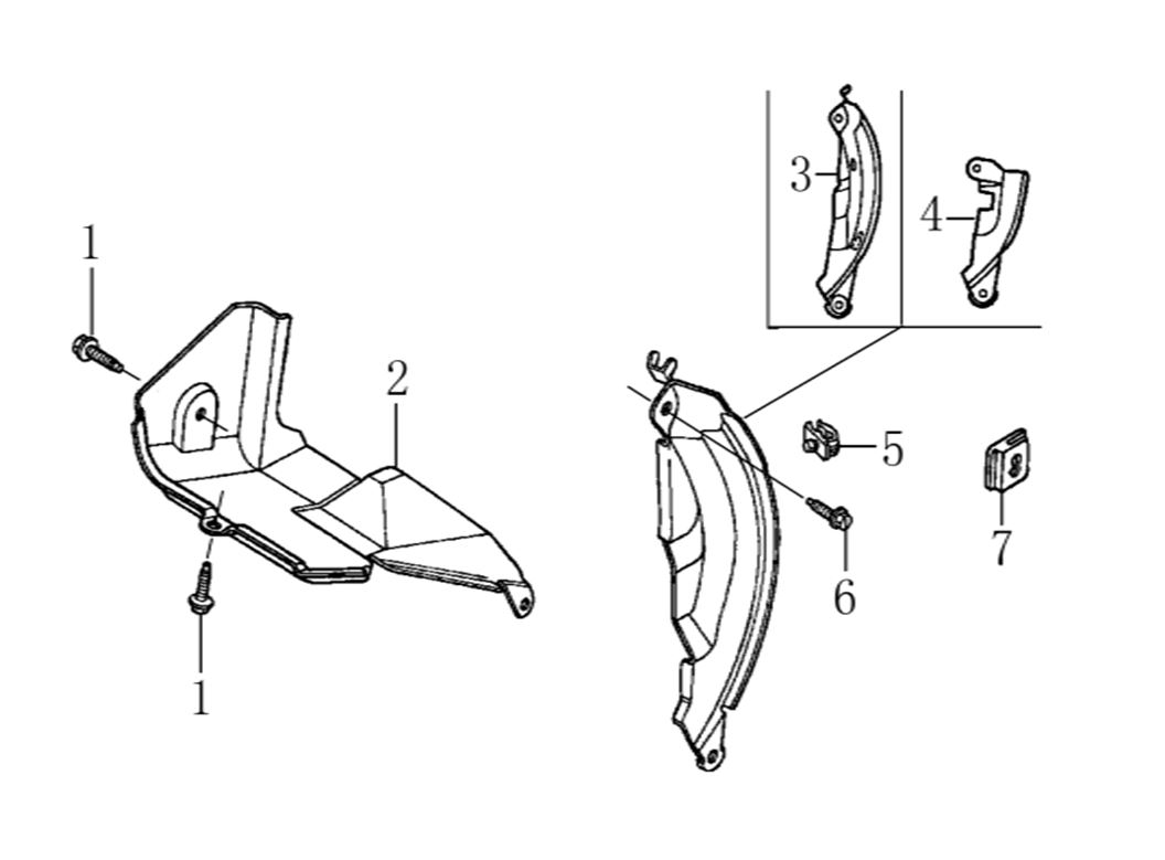ЗАПЧАСТИ ДЛЯ МОТОПОМПЫ БЕНЗИНОВОЙ ELITECH МБ 800 Д 80 Г (ЗАЩИТНЫЙ ЩИТОК)