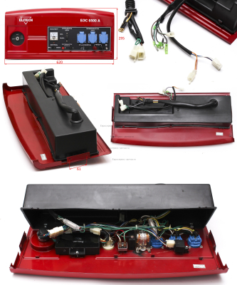 Панель управления в сборе, старого образца.  БЭС 6500А. СМ. 0101.214700