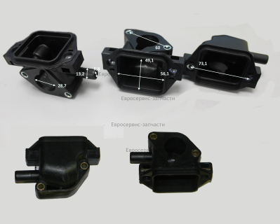 Патрубок возд фильтра БЭС 12000 Е