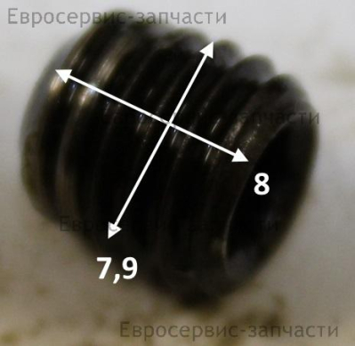 Винт M8х8 мм