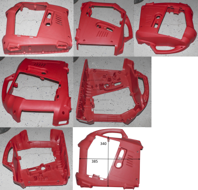 Корпус генератора левая половина