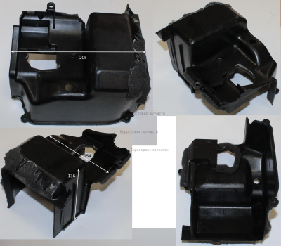 Крышка крыльчатки (левая)