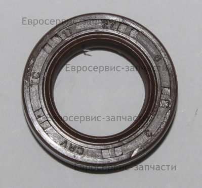 Сальник коленвала  d16 D27 h6 Цвет коричневый