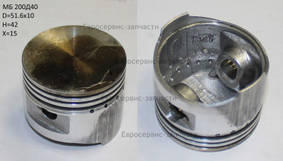 Поршень D52x10, 1.5x1.5x2.5, H42, 152F
