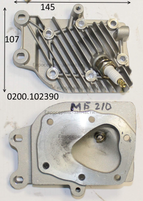 Головка цилиндра. 10030002. МБ 200.210Д40
