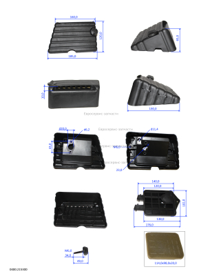 Фильтр воздушный в сборе Air Filter Assy, 201101175: КБ4