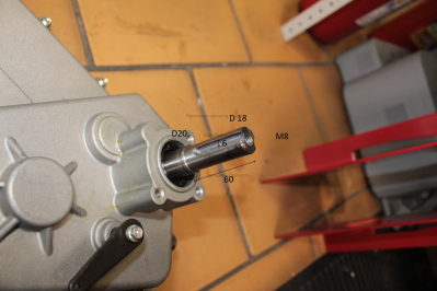 Вал ведущий редуктора