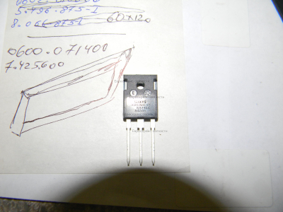 Транзистор IGBT IGH48N60C3D1, 48А, 600В. 7.425.600. АИС 170