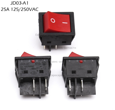 Выключатель 25А, 220В, 4 конт. АИС 160Д (E1703.006.00). СМ. 0600.128900 0601.171050 0600.146000