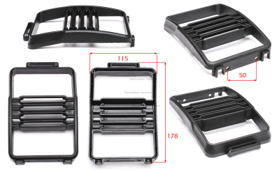 Передняя панель пластик ML-DSL-160-220-027 АИС220Д E1703.010.00.