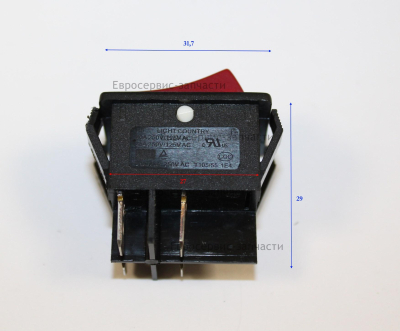 Выключатель 20А, 250В, 4 конт. MIG 160 (W1701.002.00) 2019, MIG 120 (W1701.001.00) 2019