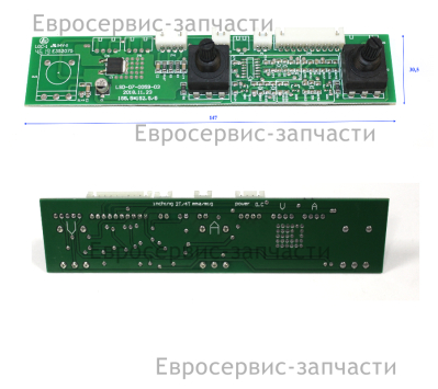 Плата потенциометров. MIG 160 (W1701.002.00) 2019, MIG 120 (W1701.001.00) 2019