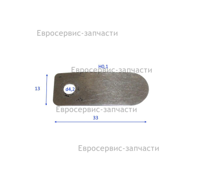 Пластина выпускного клапана ALD-9L-028 КПБ 200/8М-В