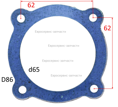 Прокладка плиты клапанной нижняя. GPV-2065B-026. КПР 50-100/400/2.2