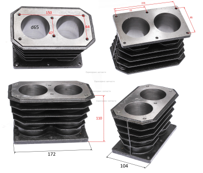 Цилиндр, D65. КПР 50-100/450/2.2