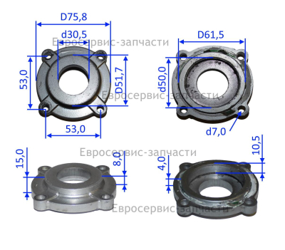 Седло подшипника. GPV-2090C-200-007. КПР 200/900/5.5