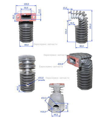 Теплообменник промежуточный. GPV-2090C-200-038. КПР 200/900/5.5