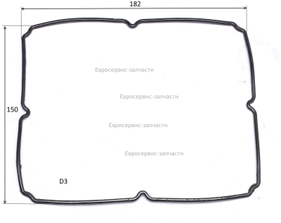 Прокладка крышки картера. GPV-2070C-013. КПР 100-200/550/3.0