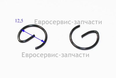 Кольцо 12х1 стопорное пружинное пальца поршневого