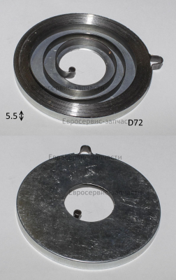 Пружина спиральная возвратная стартера ручного в сб. 9617-923001 9617-923001-0000000: Т750.Т700.Т12