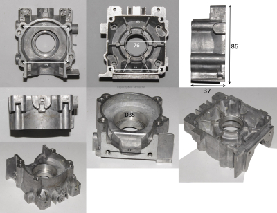 Картер двигателя крышка задняя H36 d35-подш.-d25-манж. б/н 9602-987102: Т1150