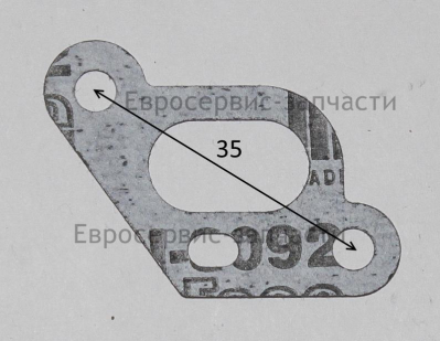 Прокладка коллектора впускного (цилиндра). TBC330D.01.00.00-3. Т20В2.Т20ВН2