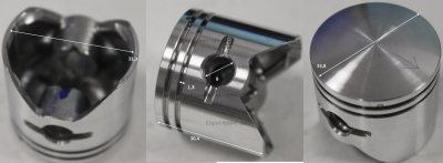 Поршень D34х8, кольца 1.3х2. GJB25D.01.03.02-00. Т 12РК2.В2.ВН2