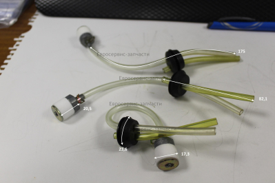 Трубки топливные в сборе с фильтром и заглушкой