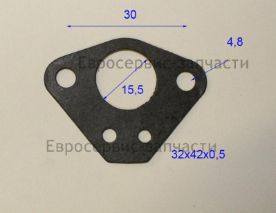 Прокладка коллектора впускного (карбюратора). T.BCB43-003. БТ 33.43.52