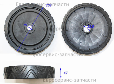Колесо переднее KCL20SDP-31B К 5500L, K 6500L, K 6500BS см. код 0803.088651