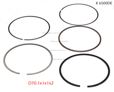 Комплект колец  371601 К6500DE