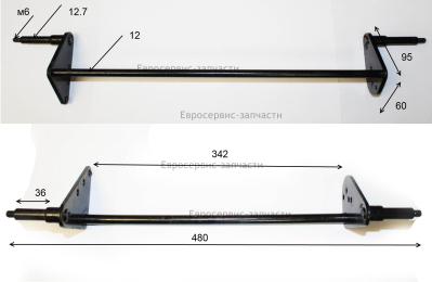 Ось задняя 30050271130 ЕКА 36БЛ430(Е1601.001.00)