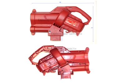 Корпус левая половина PR8006-620101Re  ПСМ 2600