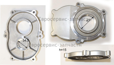 Корпус редуктора (верхняя часть), HY201305005. БМ 52.70В