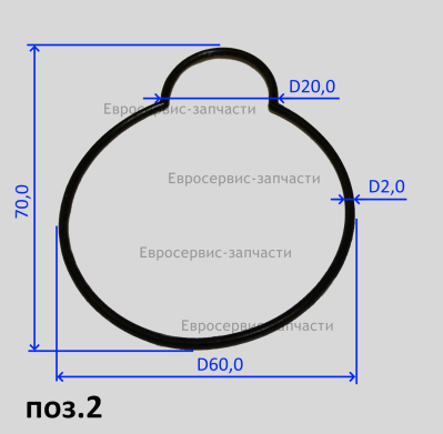 Кольцо резиновое уплотнительное