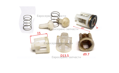 Обратный клапан на выходе в сборе комплект 3 шт.  М 2500ИРБК