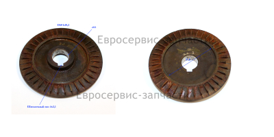 Колесо рабочее  CAB 400/2-19 -008  САВ400В/2