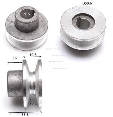 Шкив ведущий. MWM1010-0020. СДУ 2200