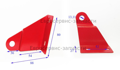 Кронштейн крепления оси (правый)