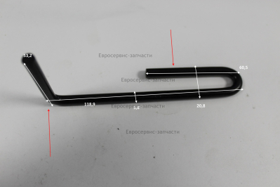 Кронштейн защитного экрана правый