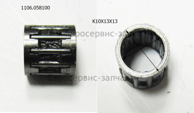 Подшипник игольчатый K10х13х13 мм