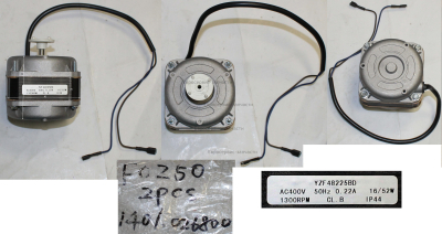 Эл. двигатель YZF48225BD 220В, 0,22A, 16/52Вт, статор-23 мм