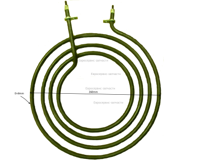 ТЭН кольцевой 190В, 2500Вт