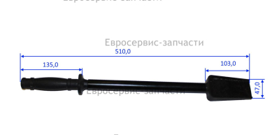 Лопатка для чистки желоба